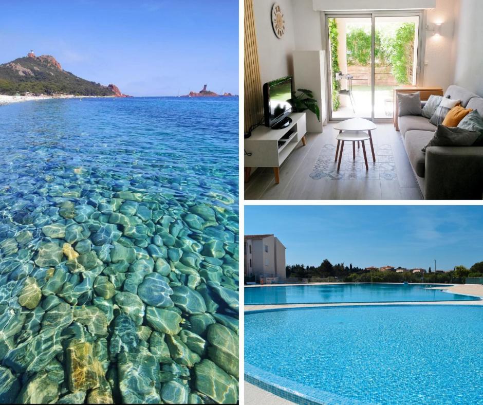 Appartement Frejus Avec Jardin, Piscine, Plage, Tennis Eksteriør billede